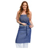 100% blue linen apron Danielle Walker