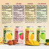 Sanzo Flavored Sparkling Water Variety Pack - 12-Pack - Calamansi (Lime), Lychee (Berry) & Mango (Alphonso) - Carbonated Drink Made with Real Fruit & Sugar-Free - Gluten-Free & Vegan - 12 Fl Oz Cans