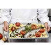 TeamFar Baking Sheet, Stainless Steel Baking Pan Cookie Sheet, Healthy & Non Toxic, Rust Free & Less Stick, Easy Clean & Dishwasher Safe