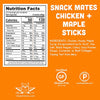 THE NEW PRIMAL SNACK MATES Free-Range Chicken MINI Sticks, Keto, Paleo, High Protein, Gluten-Free, .5 Oz Sticks, Turkey Sticks 8 Pack. LUNCHBOX FRIENDLY