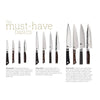Shun Cutlery Classic 7-Piece Essential Block Set; 11-Slot Bamboo Block, 3.5-inch Paring Knife, 6-inch Utility Knife, 8- inch Chef's Knife, 9-inch Bread Knife, Herb Shears