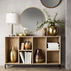 Round Decorative Wall Mirror Brass - Project 62™ : Target