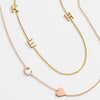 Maya Brenner Designs Mini 2-Letter Personalized Necklace, 14k Yellow Gold