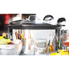 All-clad programmable oval shaped 6.5 quart silver slow cooker with black ceramic insert glass lid product image 1 Danielle Walker