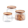 Anchor Hocking Montana glass canisters with acacia lid product shit Danielle Walker