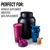BlenderBottle classic loop top shaker bottle, 28 ounce, clear/black - uses Danielle Walker
