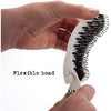 Boar bristle hair brush set - curved and vented detangling hair brush - flexible head Danielle Walker