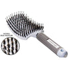 Boar bristle hair brush set - curved and vented detangling hair brush - natural boar bristles Danielle Walker