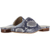 Boardwalk post slide sandal snake print Danielle Walker