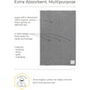 Burt's Bees baby burp cloth 5 pack 100% organic heather grey solids - extra absorbent and multipurpose Danielle Walker