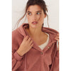 Callan sherpa hoodie up close Danielle Walker