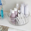 Divided lazy susan product shot filled with cleansers Danielle Walker