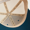 Eat well feel great dark teal and mesh hat inside Danielle Walker