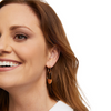 Luna hoop earrings on Danielle Walker
