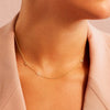 Maya Brenner Designs Mini 2-Letter Personalized Necklace, 14k Yellow Gold