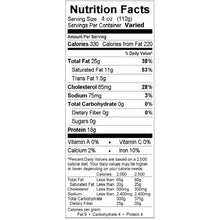  1 lb package of 75% lean ground beef nutrition facts Danielle Walker