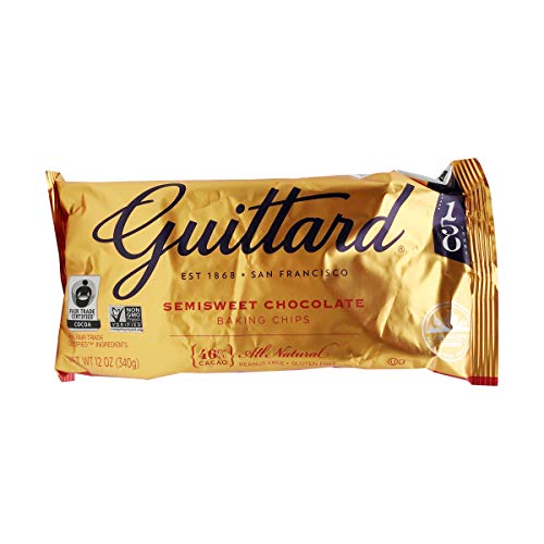 Guittard Baking Chips, Semi Sweet Chocolate, 12 oz