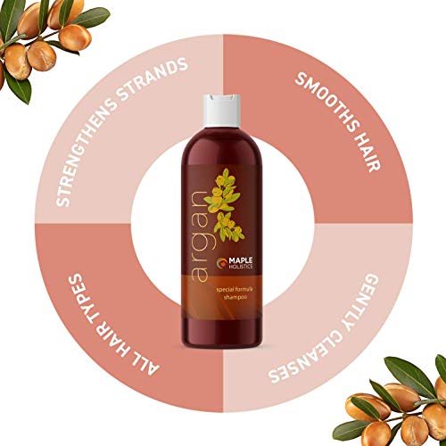 Pure Argan Oil Hair Growth Therapy Shampoo - Sulfate Free Dandruff Shampoo