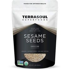  Terrasoul Superfoods Organic Unhulled Sesame Seeds, 2 Lbs - Gluten Free, Raw, Keto Friendly