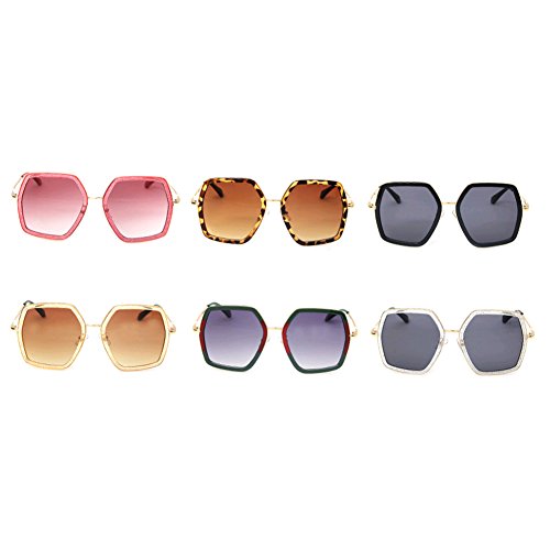 GAMT Oversized Square Sunglasses Women Vintage UV Protection