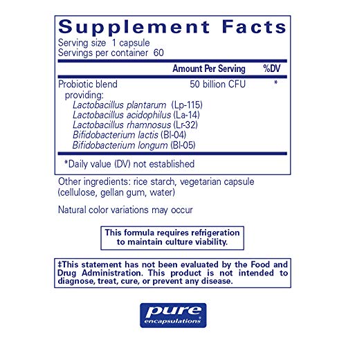 Pure Encapsulations - Probiotic 50B  - 60 Capsules