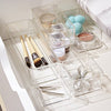 STORi Clear Plastic Vanity and Desk Drawer Organizers | 6 Piece Set