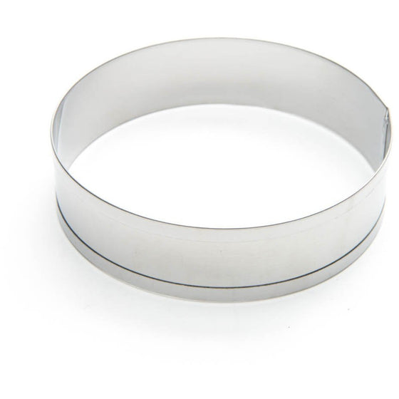Fox Run 4685 English Muffin Ring Molds, Set of 4, Silver