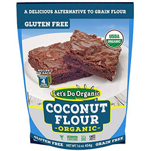  Let's Do Organic Flour, Coconut, 16 Pouches (Pack of 6)