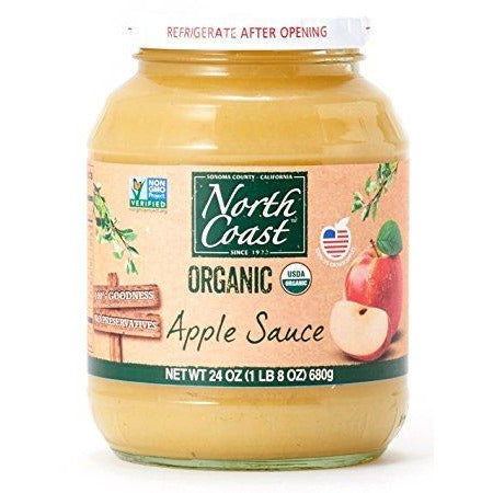 North Coast Organic Apple Sauce 24 oz (Pack of 2)