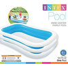 Intex Swim Center Family Inflatable Pool, 103" X 69" X 22", for Ages 6+