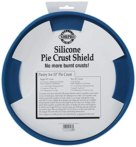 Norpro Pie Crust Shield, Blue