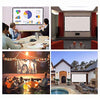 Projector Screen 120 inch 16:9 HD Foldable Anti-Crease Portable Projection Movies Screen for Home Theater Outdoor Indoor Support Double Sided Projection by P-JING