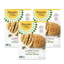  Simple Mills Almond Flour Baking Mix, Gluten Free Artisan Bread Mix, Made with whole foods, 3 Count (Packaging May Vary)