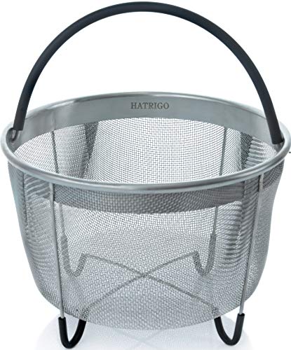 Hatrigo Steamer & Strainer Basket for 6qt Pressure Cooker