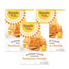 Simple Mills Almond Flour Crackers, Farmhouse Cheddar, Gluten Free, Flax Seed, Sunflower Seeds, Corn Free, Good for Snacks, Made with whole foods, 3 Count (Packaging May Vary)