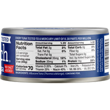  Safe Catch Wild Albacore Tuna No Salt Added, 6 Piece