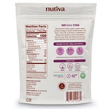  Nutiva USDA Organic Raw Black Chia Seeds, 32 Ounce (Pack of 1)