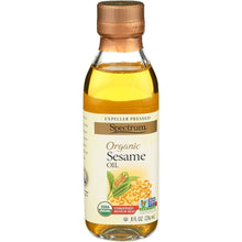  Spectrum Naturals Oil Sesame Unrefined, 8 oz