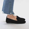 The Starling - Black Velvet Stylish Flat