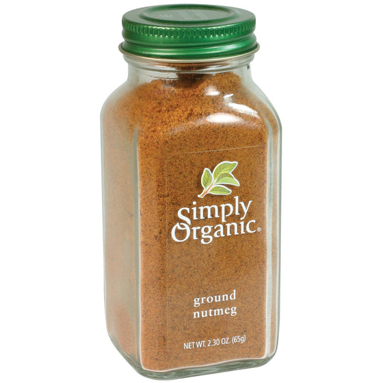 Simply Organic Nutmeg Ground CERTIFIED ORGANIC 2.3oz. bottle