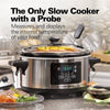 Hamilton Beach Portable 6-Quart Set & Forget Digital Programmable Slow Cooker With Temperature Probe, Lid Lock, Stainless Steel (33969A)