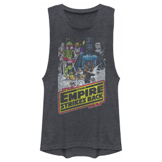 Star Wars Movie Sleeveless Crew Graphic Tee