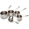 All clad stainless steel 5 piece silver measuring cup set Danielle Walker