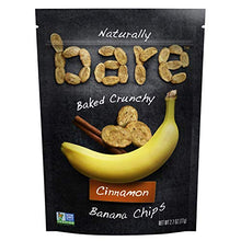  Bare snacks 2.7 oz. baked crunchy cinnamon banana chips Danielle Wallker