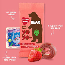  BEAR 12 pack real fruit snack rolls - gluten free, vegan, and non GMO - strawberry healthy school lunch and lunch snacks for kids and adults promo image Danielle Walker