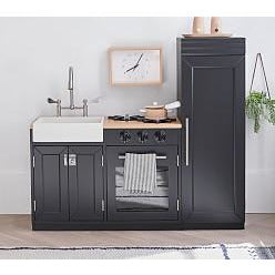 Chelsea play kitchen collection in black Danielle Walker
