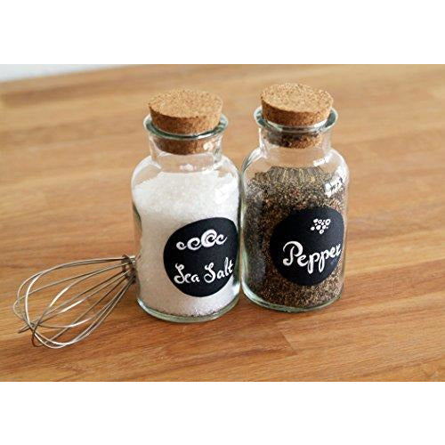 Con-Tact brand adhesive removable chalkboard liner salt and pepper labels Danielle Walker
