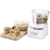 Cuisinart FP-12 elite collection FP-12, 12-cup food processor in white - product image with a sandwich and dip Danielle Walker