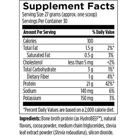 Designs from health purepaleo collagen protein powder chocolate flavor - non GMO and gluten free supplement facts Danielle Walker