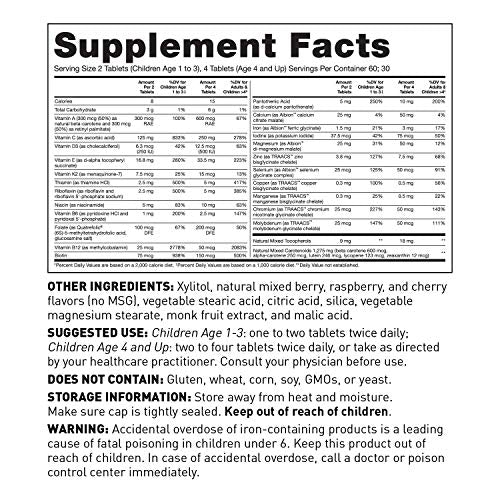 Dr. Amy Myers kids multivitamin chewable for optimal health supplement facts Danielle Walker